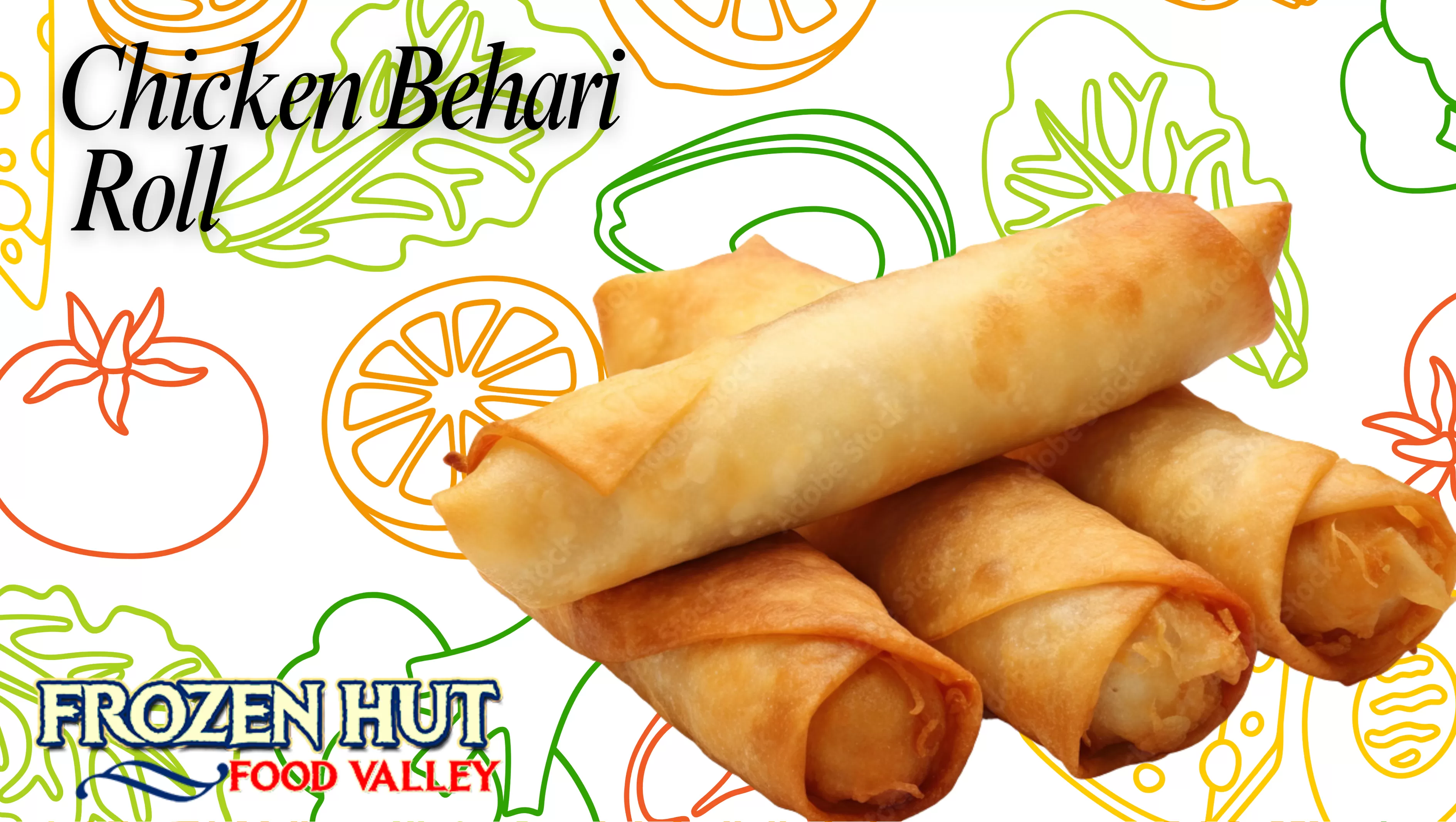 Chicken Behari Roll