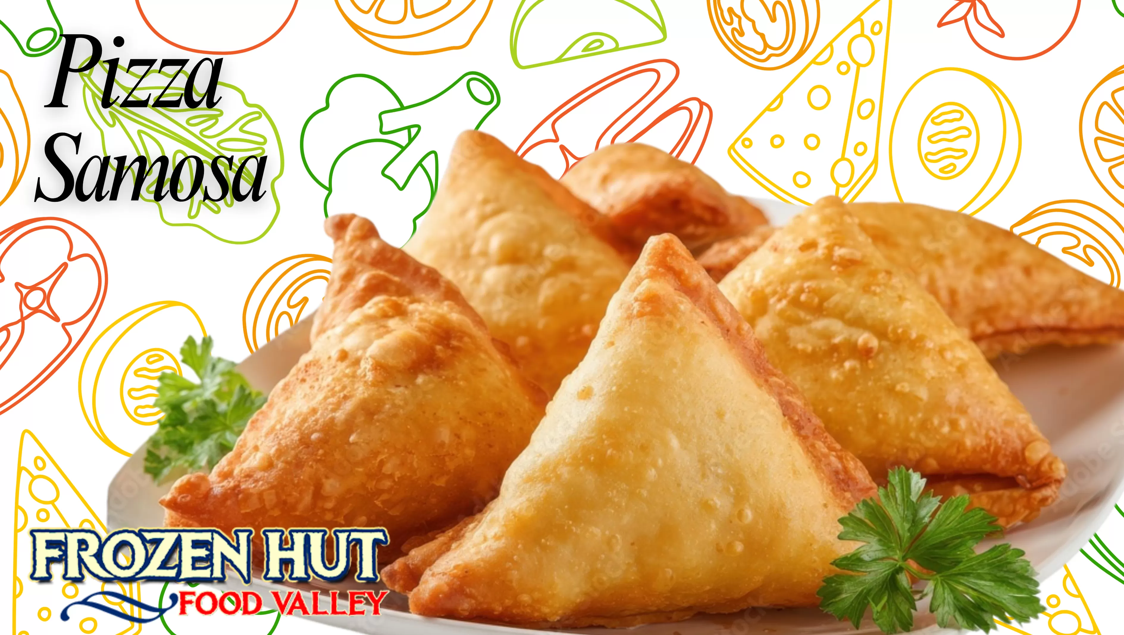 Chicken Pizza Samosa
