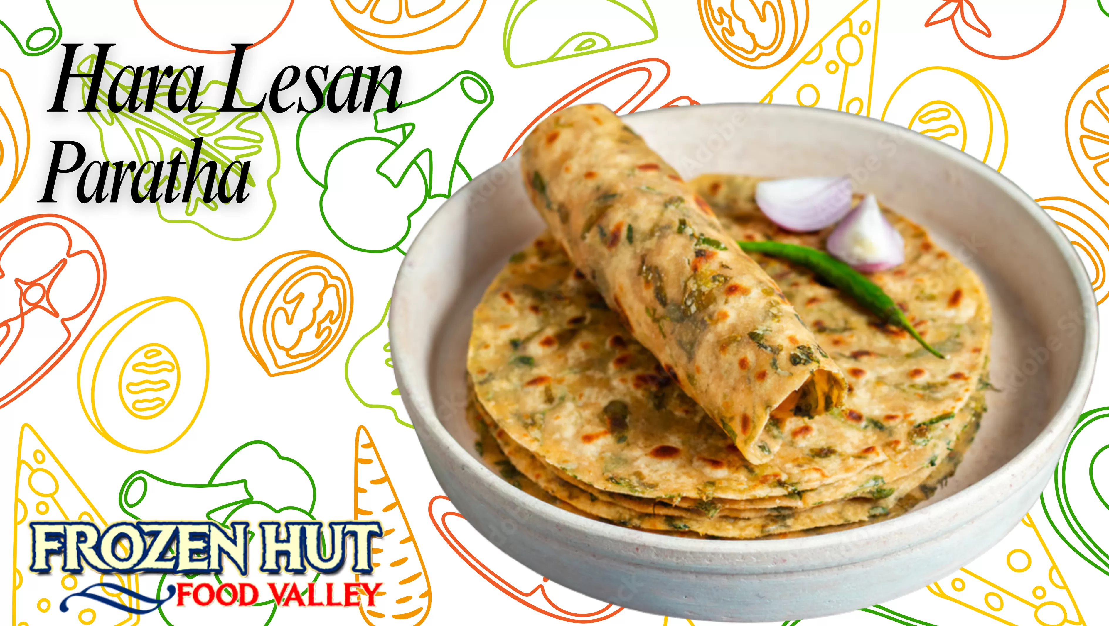 Hara Lesan Paratha