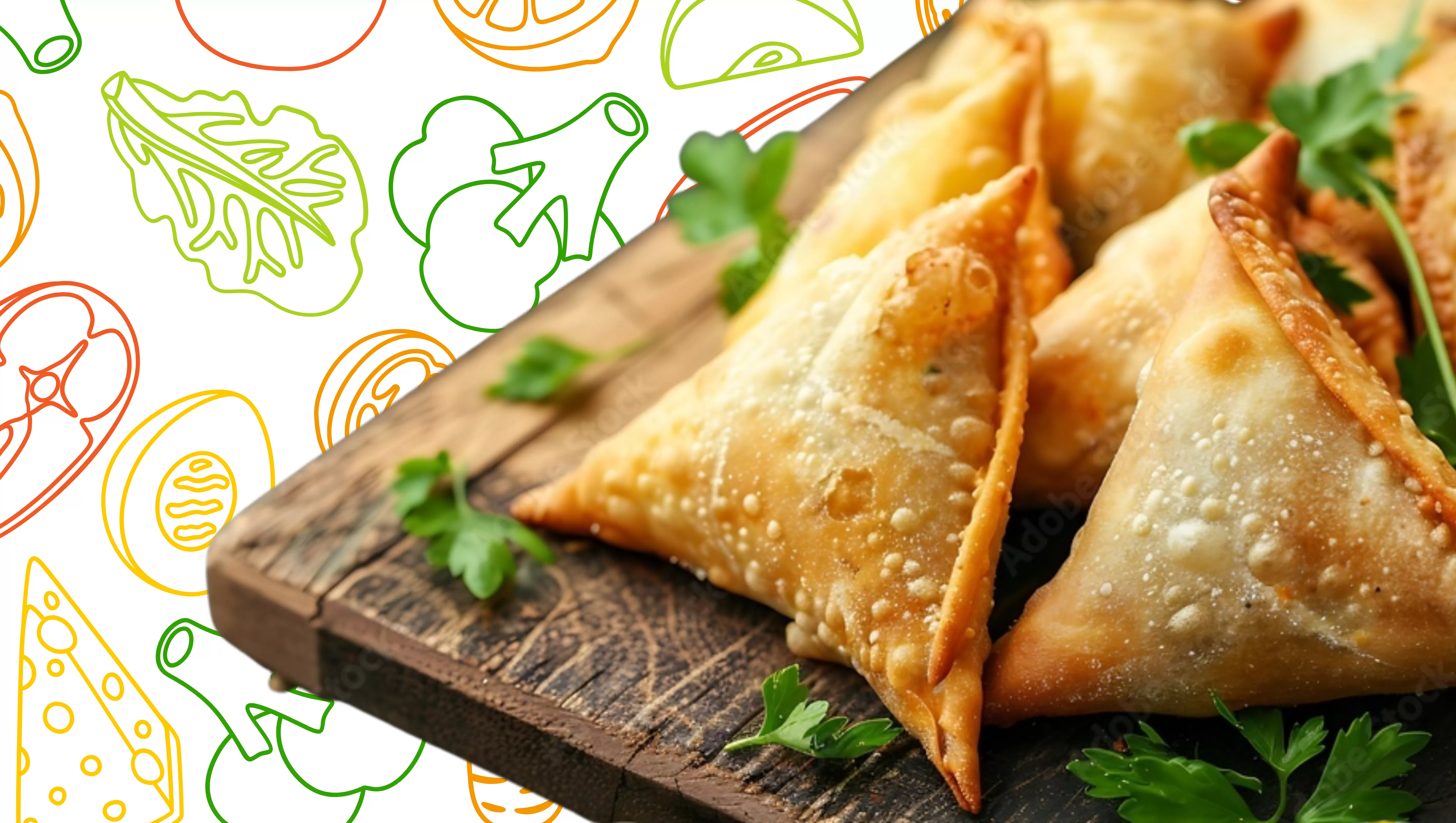 Chicken Vegetable Samosa