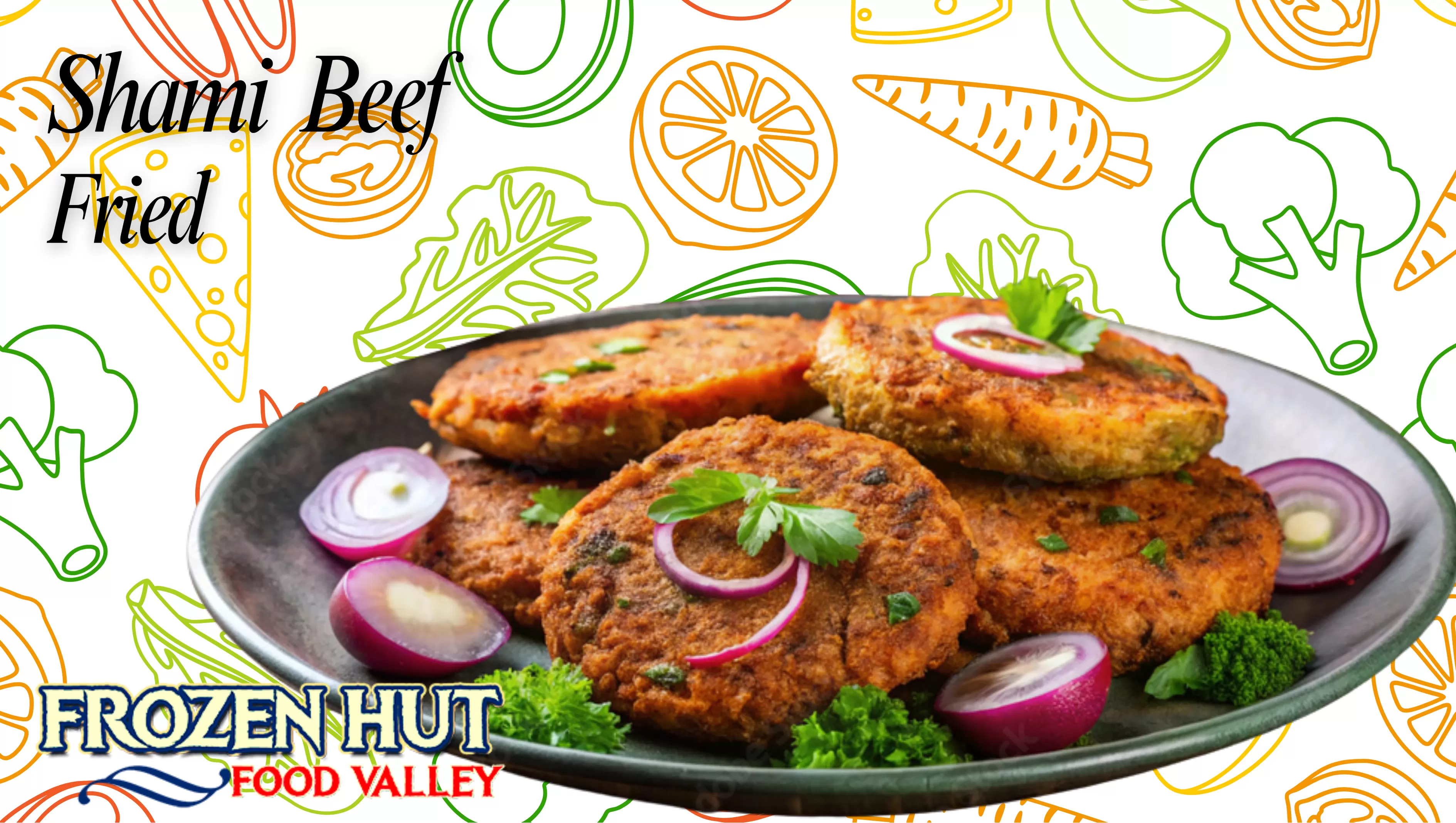 Shami Kabab (Beef) Fried