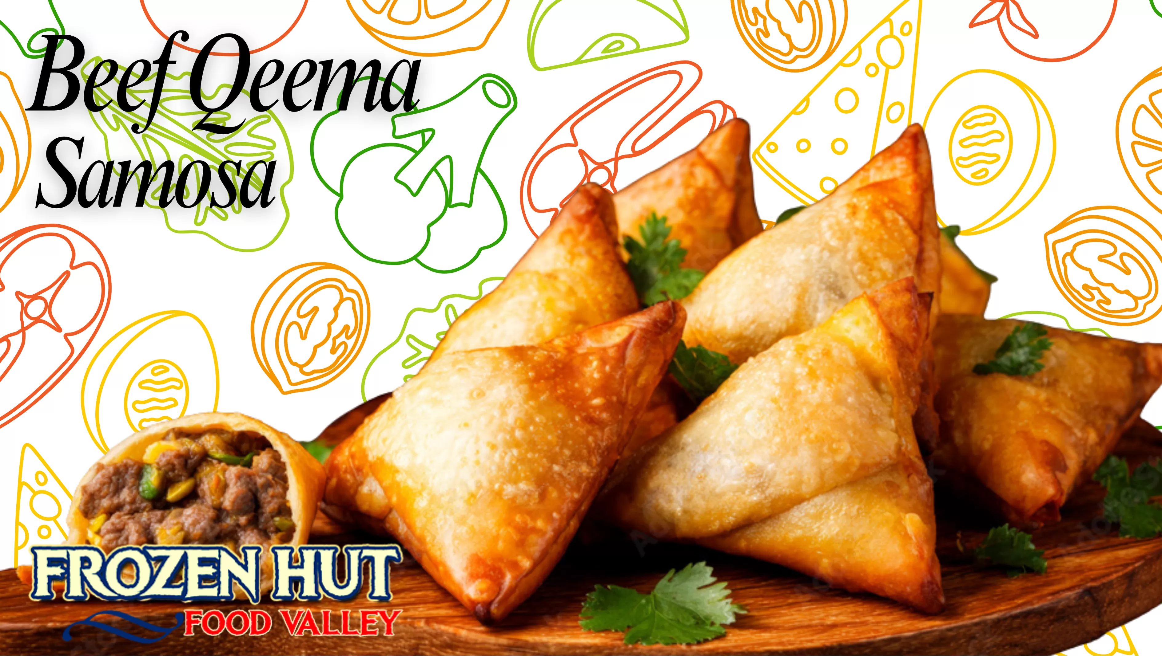 Beef Qeema Samosa