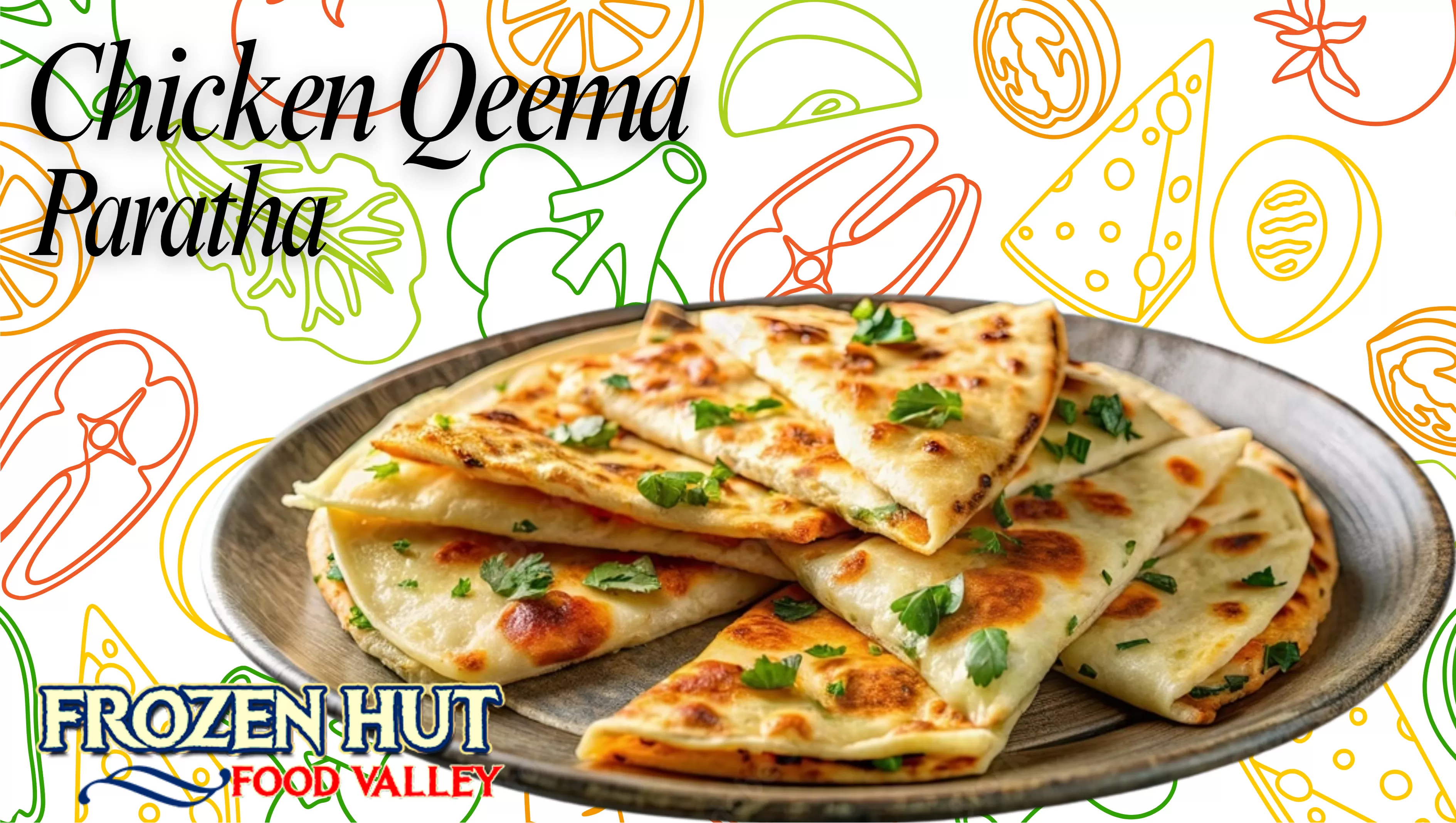 Chicken Qeema Paratha