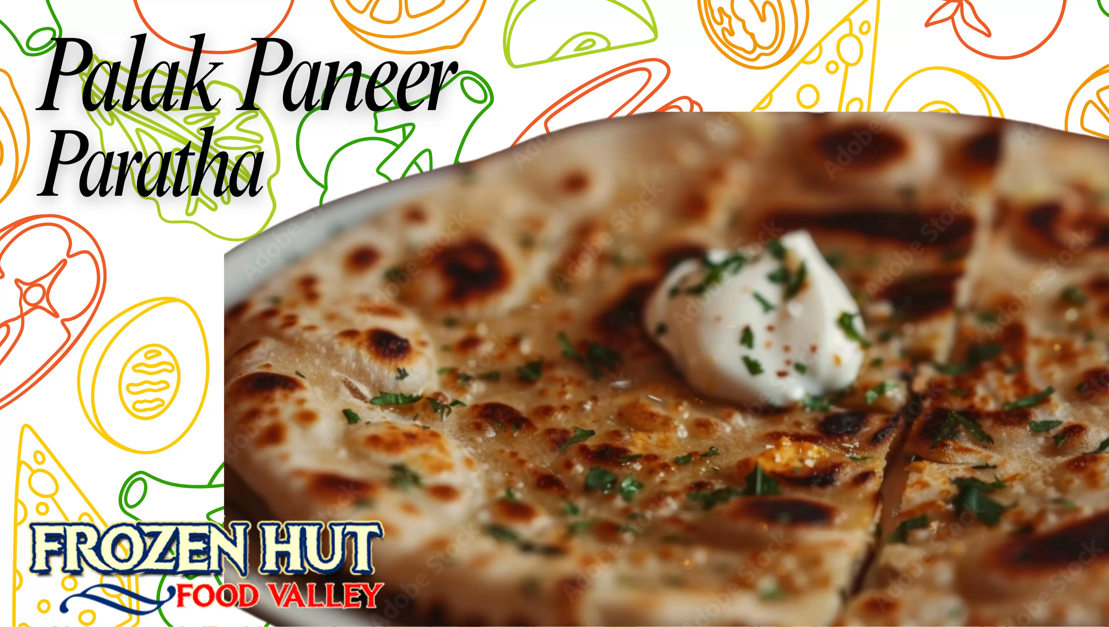 Palak Panneer Paratha